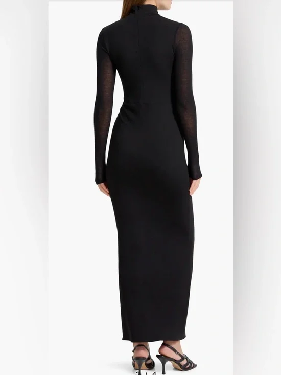 29. Marcella $168 (current) Athena Center Ruched Long Sleeve Dress - Picture 3 of 4